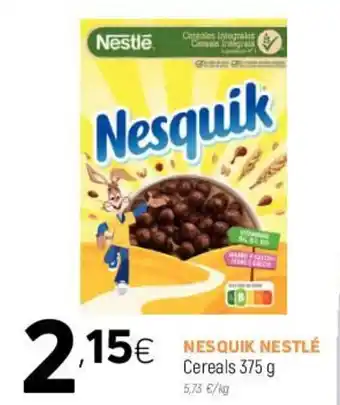 Coviran Nesquik Nestle Cereals 375 g oferta