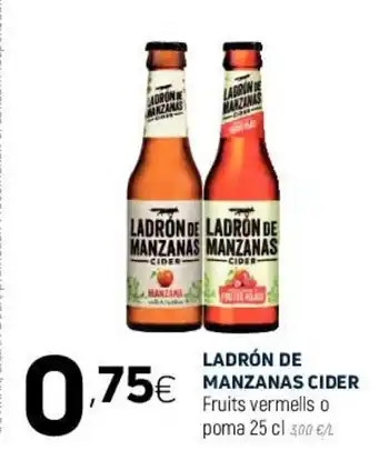 Coviran Ladron Manzanas Cider 25 cl oferta