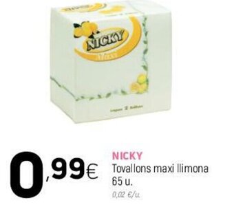 Coviran Nicky Tovallons maxi llimona oferta
