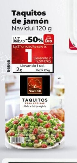 Dia Taquitos de Jamón oferta
