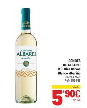 Makro Condes de albarei D.O. rias baixas blanco albariño oferta