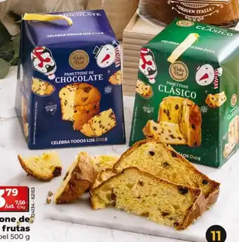 Dia Panettone de Chocolate / Clásico con Frutas oferta