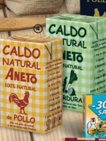 Alimerka Caldo Natural de Pollo o Verduras, 1 Litro oferta