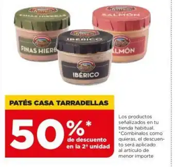 Alimerka Patés Casa Tarradellas oferta