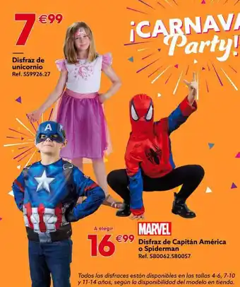 GiFi Disfraz de unicornio marvel disfraz de capitán américa o spiderman oferta