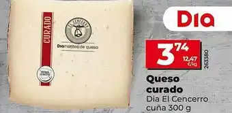 Dia Queso curado dia el cancerro oferta