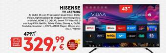 Worten Hisense tv 43e78hq oferta