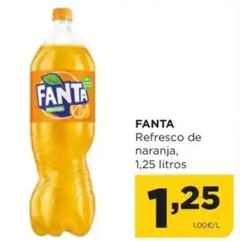 Alimerka Fanta Refresco De Naranja, 1.25 Litros oferta