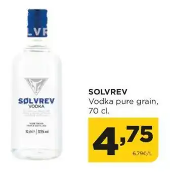 Alimerka Solvrev Vodka Pure Grain, 70cl oferta