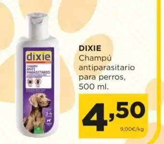 Alimerka Dixie Champú Antiparasitario Para Perros, 500ml oferta
