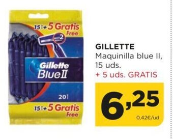 Alimerka Gillette Maquinilla Blue II, 15 uds. oferta