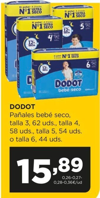 Alimerka Dodot Pañales Bebé Seco oferta
