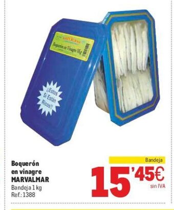 Makro Boquerón en Vinagre Marvalmar oferta