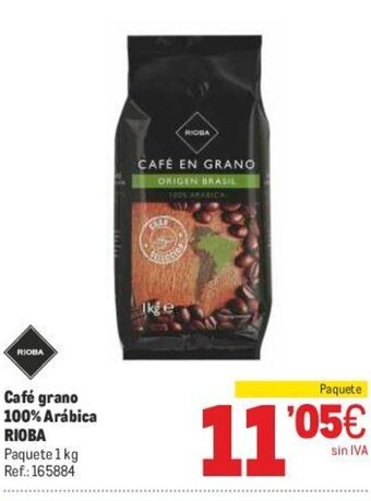Makro Café Grano 100% Arábica Rioba oferta