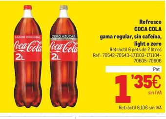 Makro Refresco Coca Cola oferta