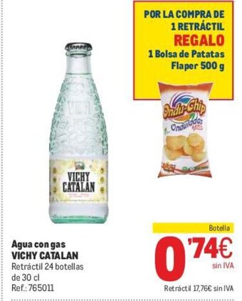 Makro Agua Con Gas Vichy Catalan oferta