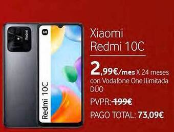 Vodafone Xiaomi redmi 10c oferta
