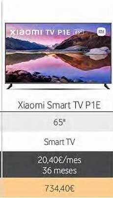 Vodafone Xiaomi smart tv p1e oferta