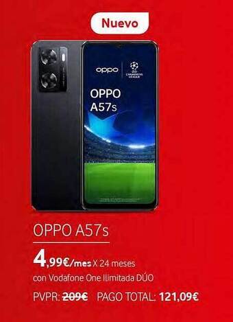 Vodafone Oppo a57s oferta