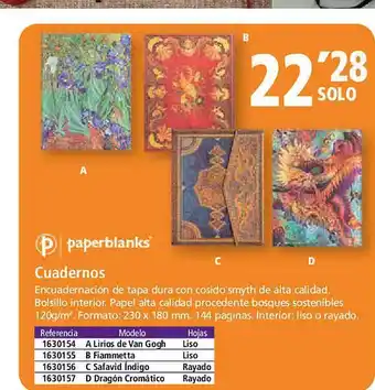 Folder Paperblanks cuadernos oferta