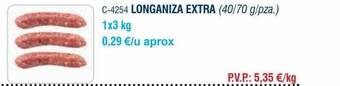 Abordo Longaniza extra oferta
