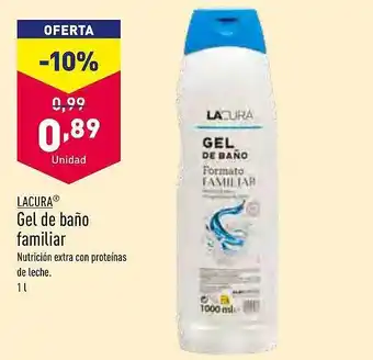 ALDI Lacura gel de baño familiar oferta