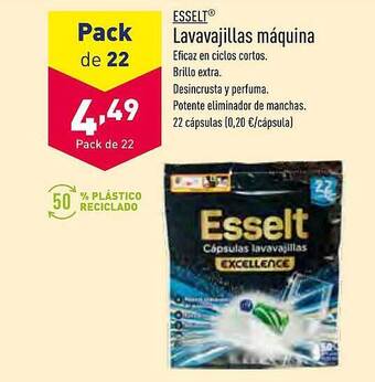 ALDI Esselt lavavajillas máquina oferta