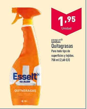 ALDI Esselt quitagrasas oferta
