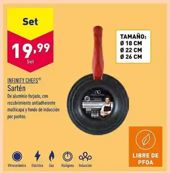ALDI Infinity chefs sartén oferta