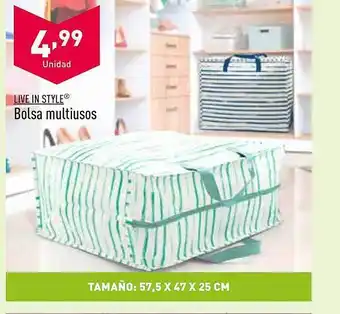 ALDI Live in style bolsa multiusos oferta