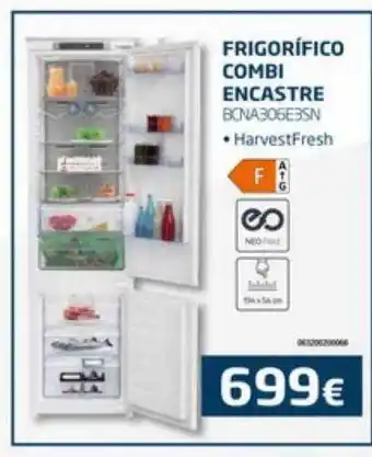 Tien 21 Frigorífico combi encastre oferta