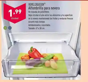 ALDI Home creation alfombrilla para nevera oferta