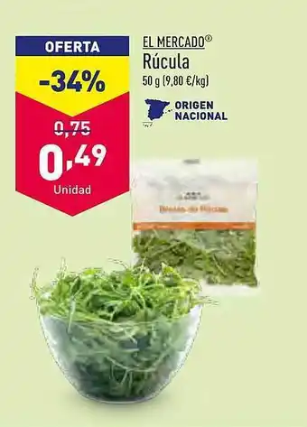 ALDI El mercado rúcula oferta