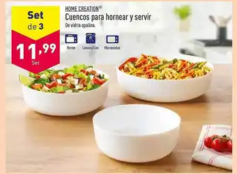 ALDI Home creation cuencos para hornear y servir oferta