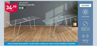 ALDI Home creation tendedero extensible oferta
