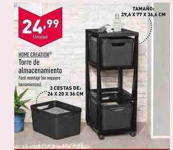 ALDI Home creation torre de almacenamiento oferta