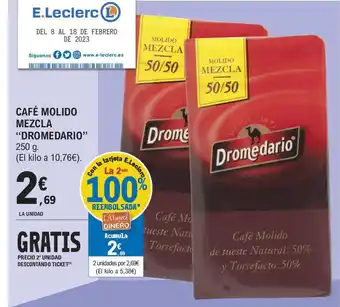E.Leclerc Café Molido Mezcla "Dromedario" oferta