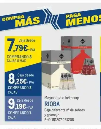 Makro Mayonesa o kétchup rioba oferta