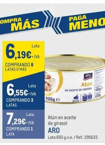 Makro Atún en aceite de girasol aro oferta