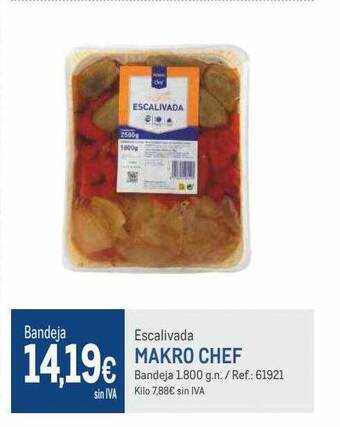 Makro Escalivada makro chef oferta