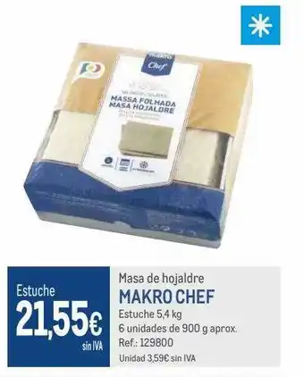 Makro Masa de hojaldre makro chef oferta