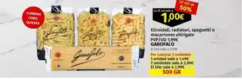Maskom Supermercados Elicoidali, radiatori, spaguetti o macarrones zitirigate garofalo oferta