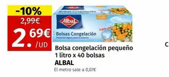 Maskom Supermercados Bolsa congelación pequeño albal oferta
