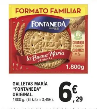 E.Leclerc Galletas María "Fontaneda" Original oferta
