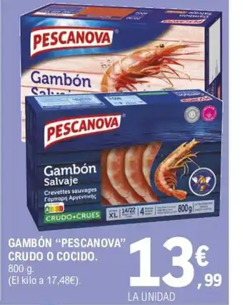 E.Leclerc Gambón "Pescanova" Crudo o Cocido oferta