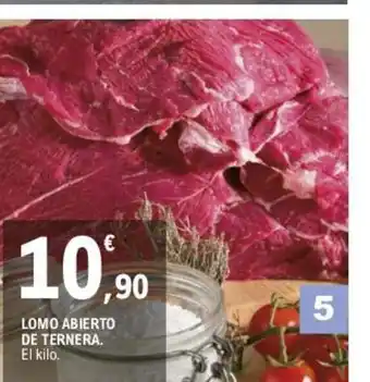 E.Leclerc Lomo Abierto De Ternera oferta