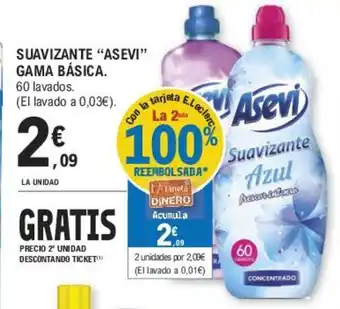 E.Leclerc Suavizante "Asevi" Gama Básica oferta