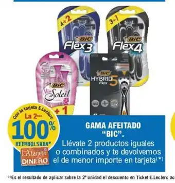 E.Leclerc Gama Afeitado "Bic" oferta