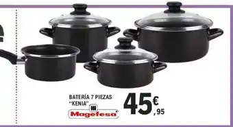 E.Leclerc Batería 7 Piezas "Kenia" oferta