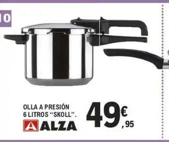 E.Leclerc Olla a Presión 6 Litros "Skoll" oferta